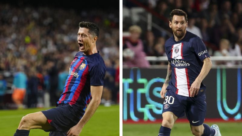 PAP/EPA / Lewandowski (PAP/EPA), Messi (Getty Images)