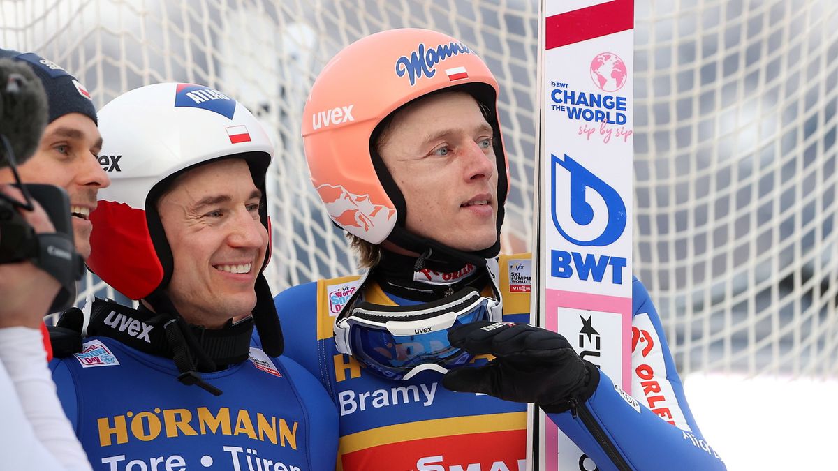 Na zdjęciu od lewej: Kamil Stoch i Dawid Kubacki