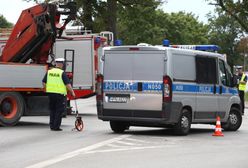 Wypadek Zablokowana trasa kierunku Poznania