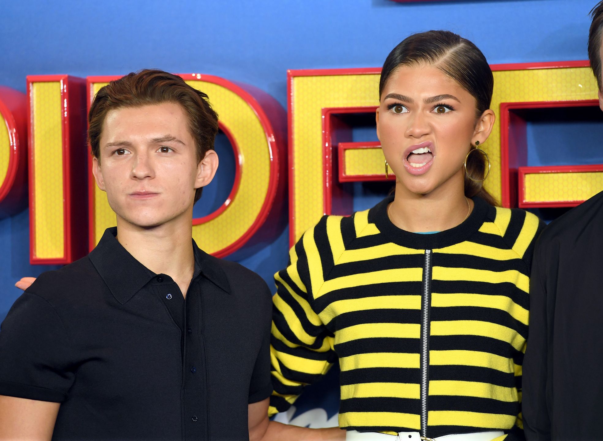 "Spider-Man: Homecoming" PhotocallLONDON, ENGLAND - JUNE 15:  Tom Holland and Zendaya attend the "Spider-Man : Homecoming" photocall at The Ham Yard Hotel on June 15, 2017 in London, England.  (Photo by Karwai Tang/WireImage)Karwai TangZendaya, Tom Holland