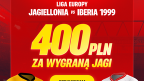 Kurs 200.00 na wygraną Jagiellonii. Odbierz 400 zł bonusu