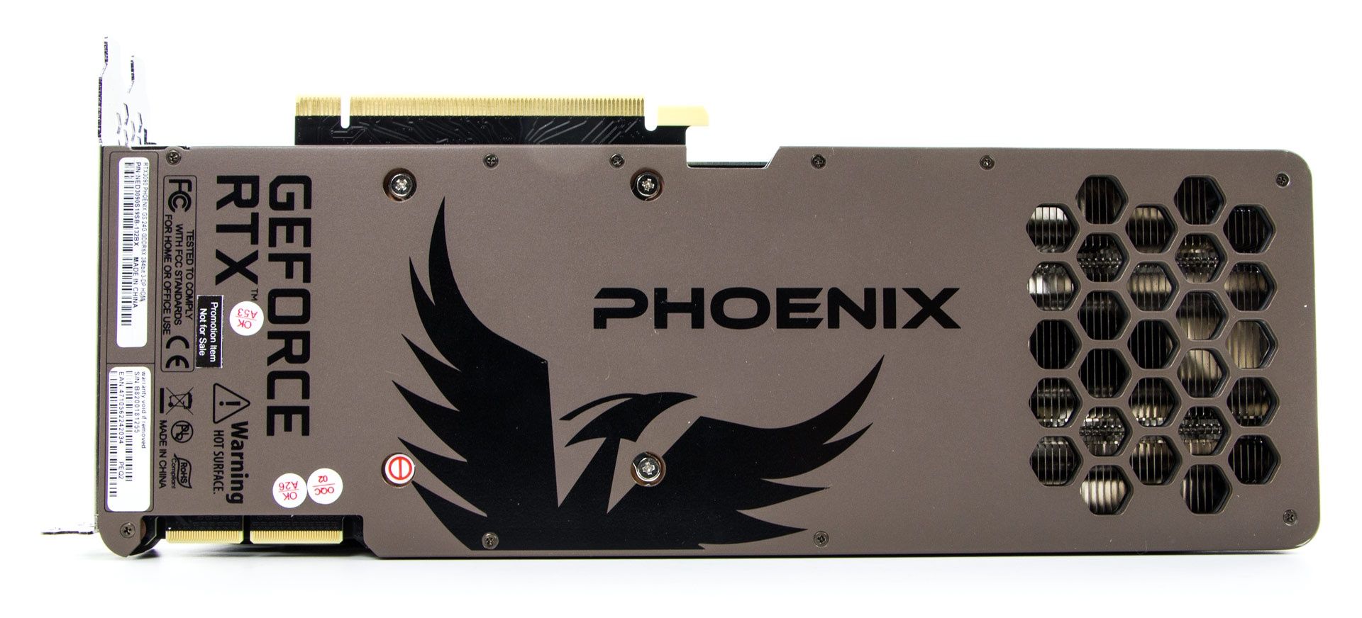 Gainward GeForce RTX 3090 Phoenix GS - z tyłu