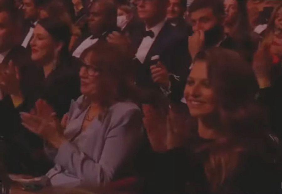 Anna Lewandowska na gali Złota Piłka 2021 