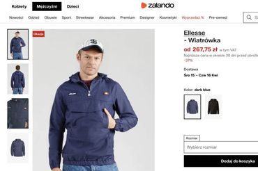 Model podobny do Donalda Tuska na Zalando