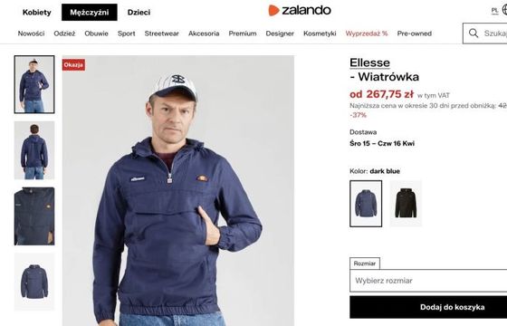 "Donaldinio" na Zalando. Zdjęcie modela podobnego do premiera Tuska wywołało lawinę komentarzy