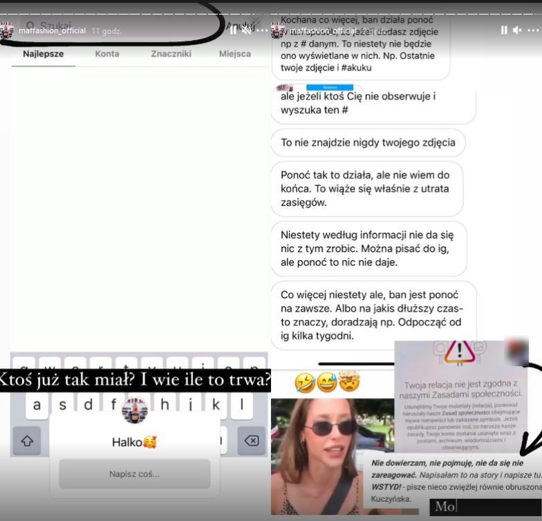 Instagram usunął wpis Maffashion o Samueli Górskiej!