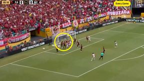 Uderzył idealnie. Ale... do własnej bramki