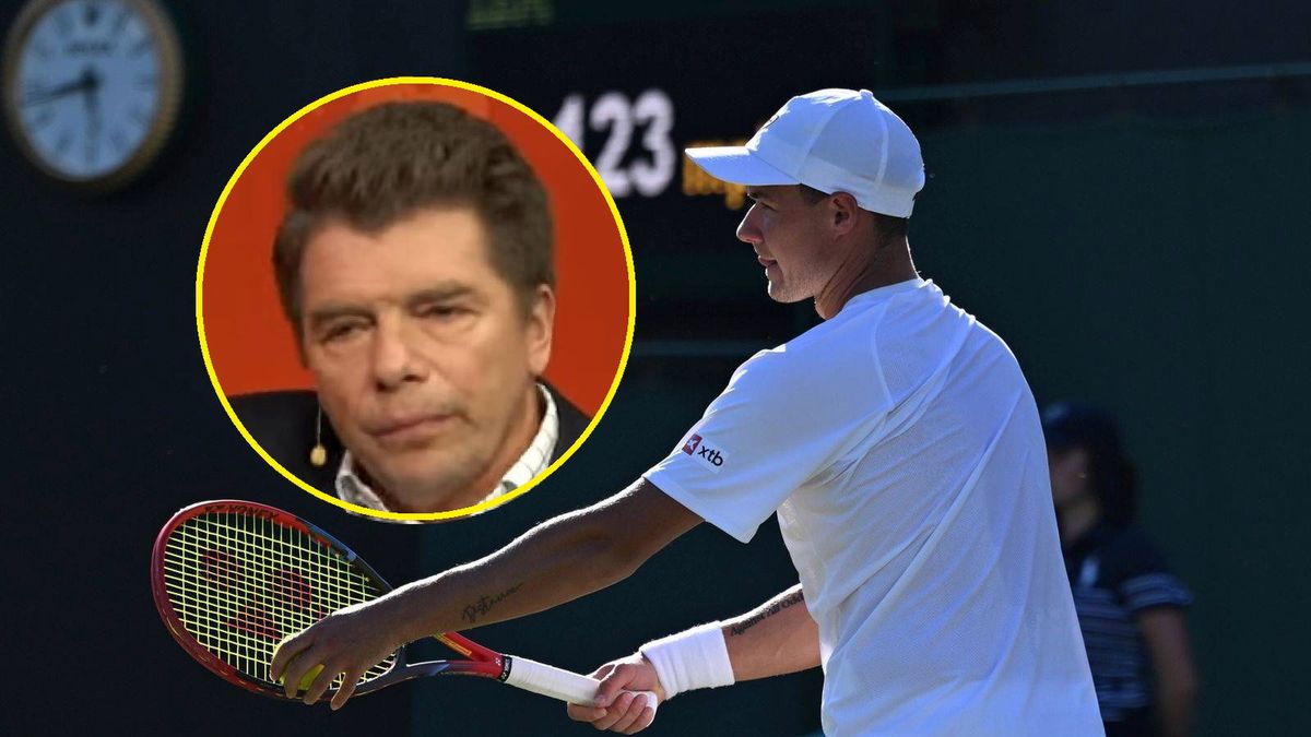 PAP/EPA / DANIEL HAMBURY / Na dużym zdjęciu Kamil Majchrzak, na małym Adam Romer