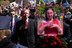 Zbryzgała czerwoną farbą ambasadora. "Grożą mi setki Rosjan"