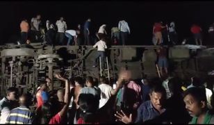 Katastrofa kolejowa w Indiach. Ogromna liczba ofiar śmiertelnych i rannych