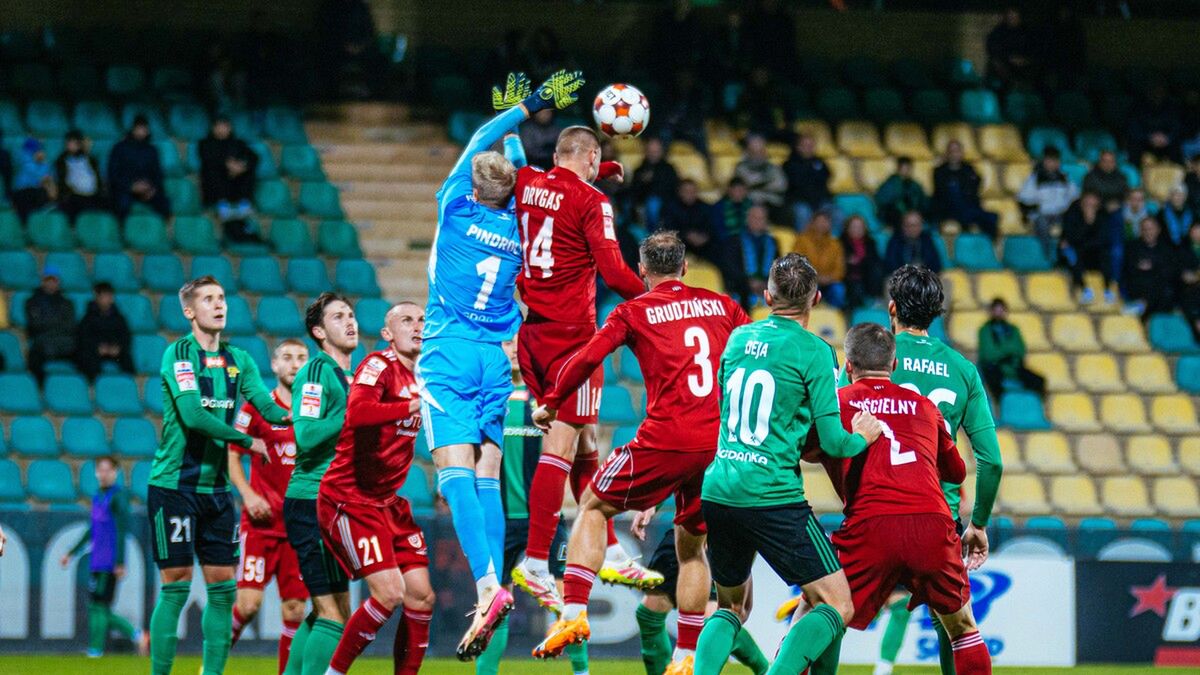 Materiały prasowe / Arkadiusz Wiśniewski/Miedź Legnica / Mecz Betclic I ligi: Górnik Łęczna - Miedź Legnica