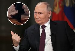 Dziwny szczegół podczas wywiadu Putina.  Wszystko uchwyciła kamera