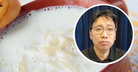 Koreańczyk pierwszy raz spróbował zupy mlecznej. Wybuchniesz śmiechem, gdy zobaczysz jego reakcję