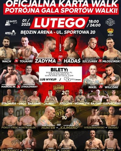 Karta walk gali MMA Attack 5 w Będzinie