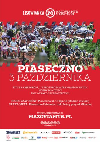 JESIENIĄ DORZUĆ DO OGNIA, CZYLI PIASECZNO CISOWIANKA MAZOVIA MTB MARATHON