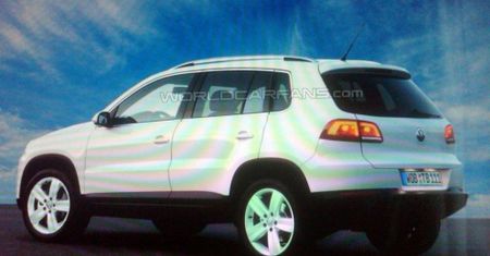 Volkswagen Tiguan 2011 - przeciek części broszury