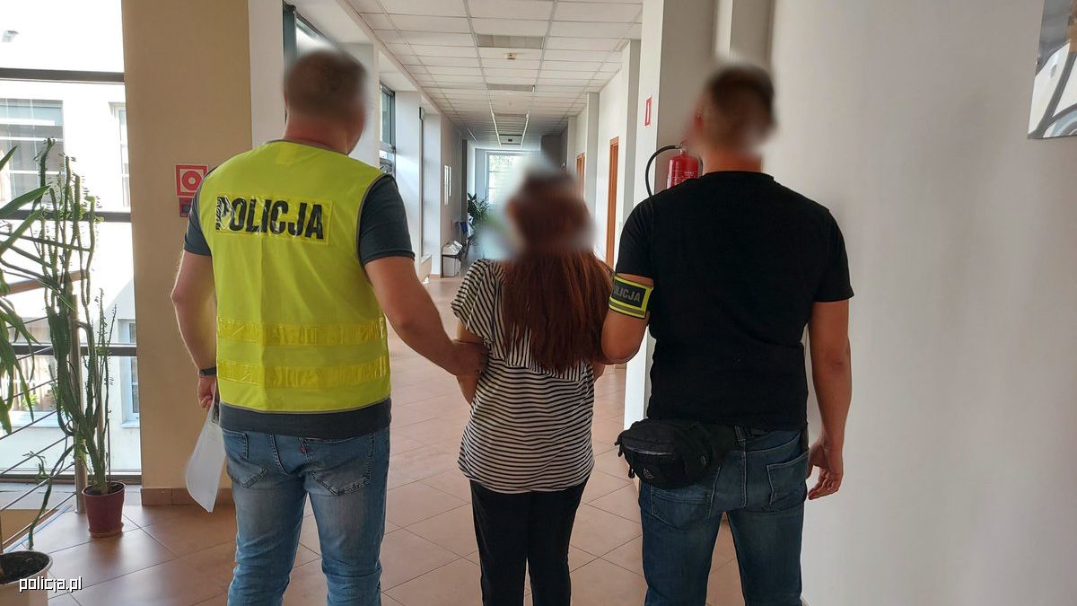 Zatrzymana kobieta
