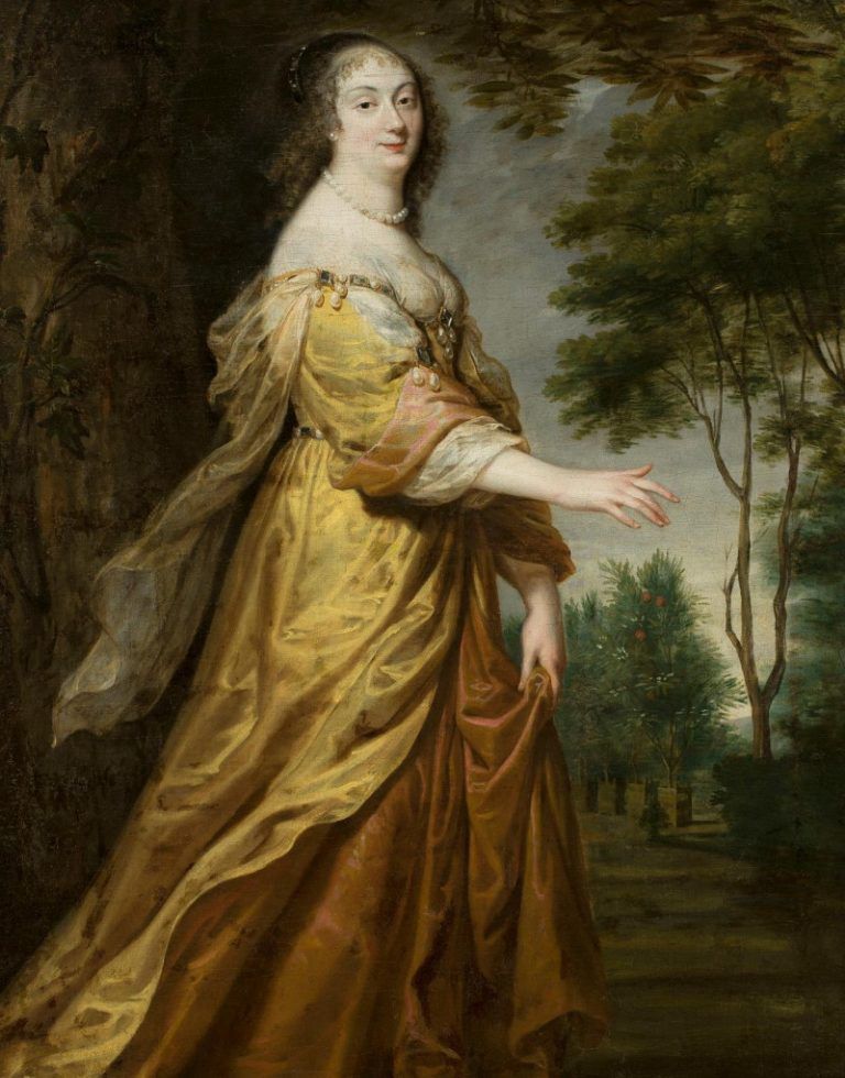 Ludwika Maria na portrecie pędzla Justusa van Egmonta, wykonanym niedługo przed jej wyjazdem z Francji w 1646 r.