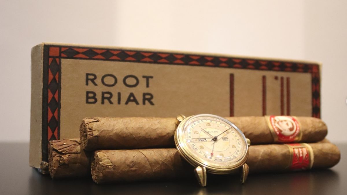 Na sprzedaż wystawiono zegarek i cygara, należące kiedyś do Churchilla