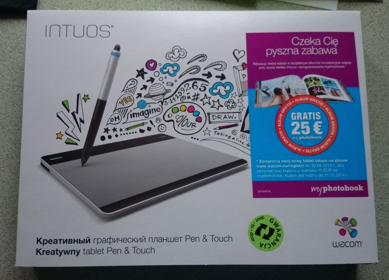 Wacom Intuos S- mobilny tablet graficzny- rozpakowanie i pierwsze wrażenia