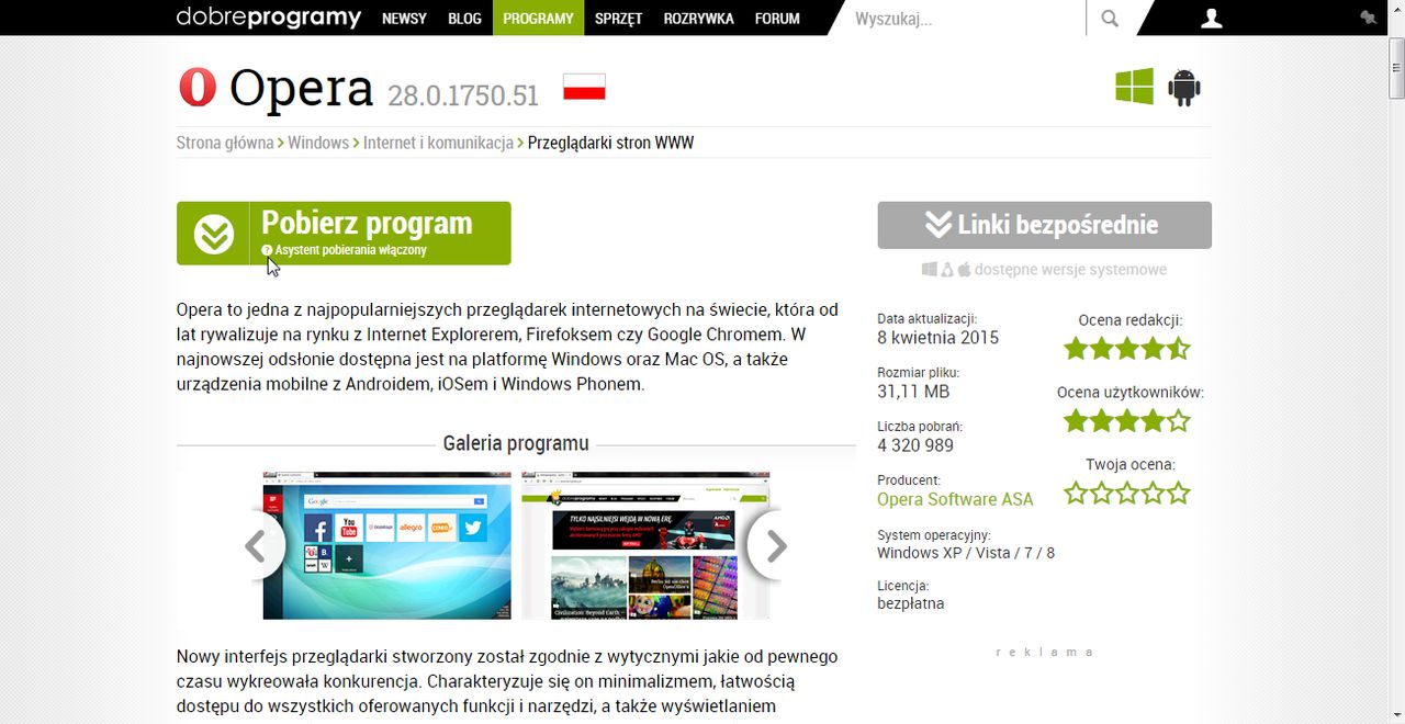 Archiwum marex8 Kwiecien 2015 Dobreprogramy