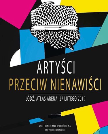 Artyści przeciw nienawiści - oficjalny plakat