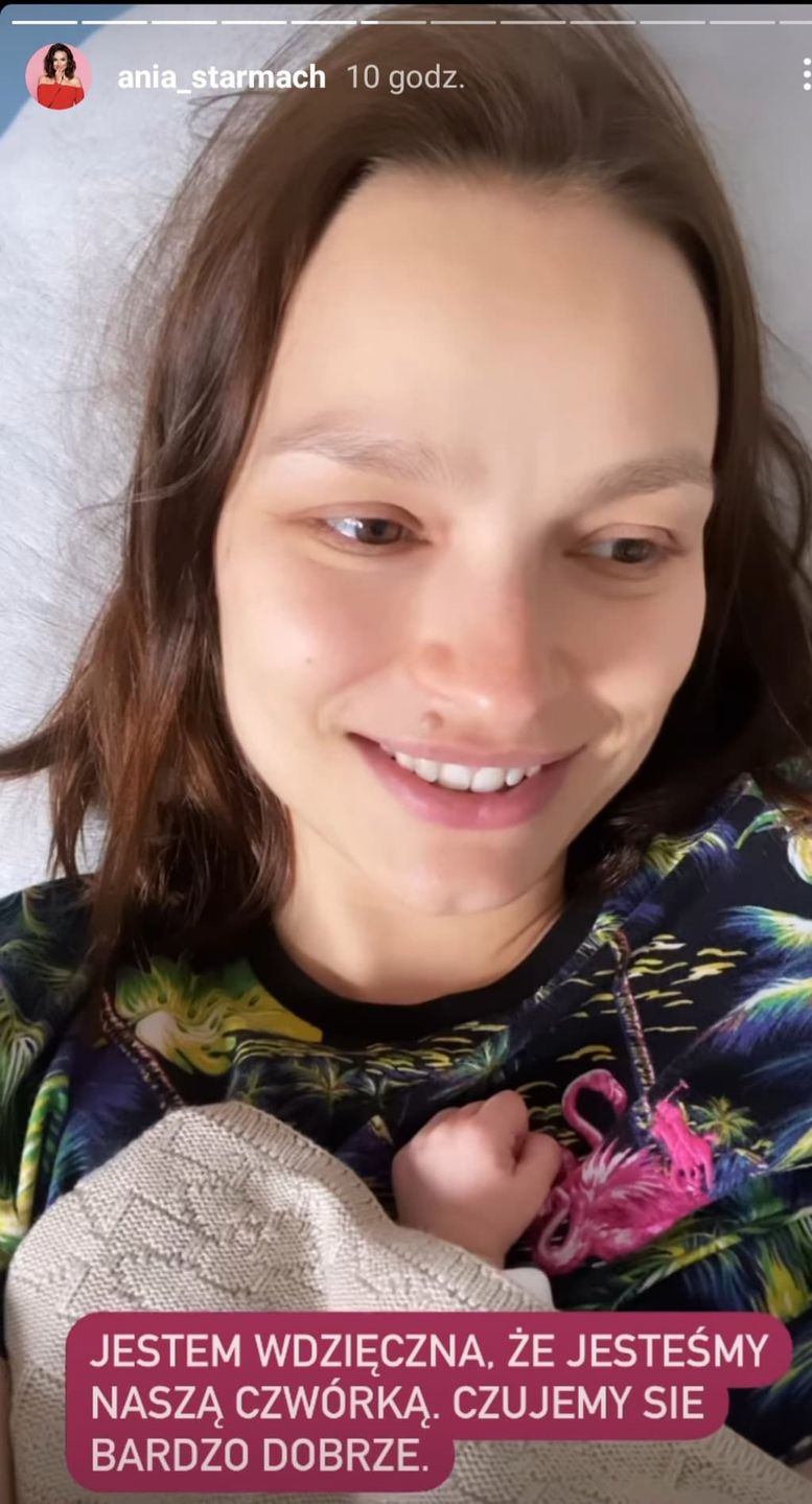 Anna Starmach z synkiem już w domu