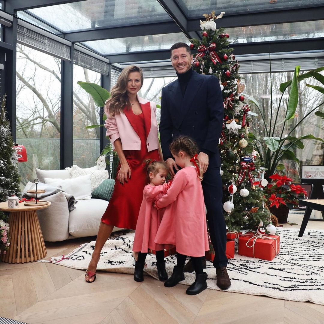 Anna Lewandowska, Robert Lewandowski - Wigilia 2022
