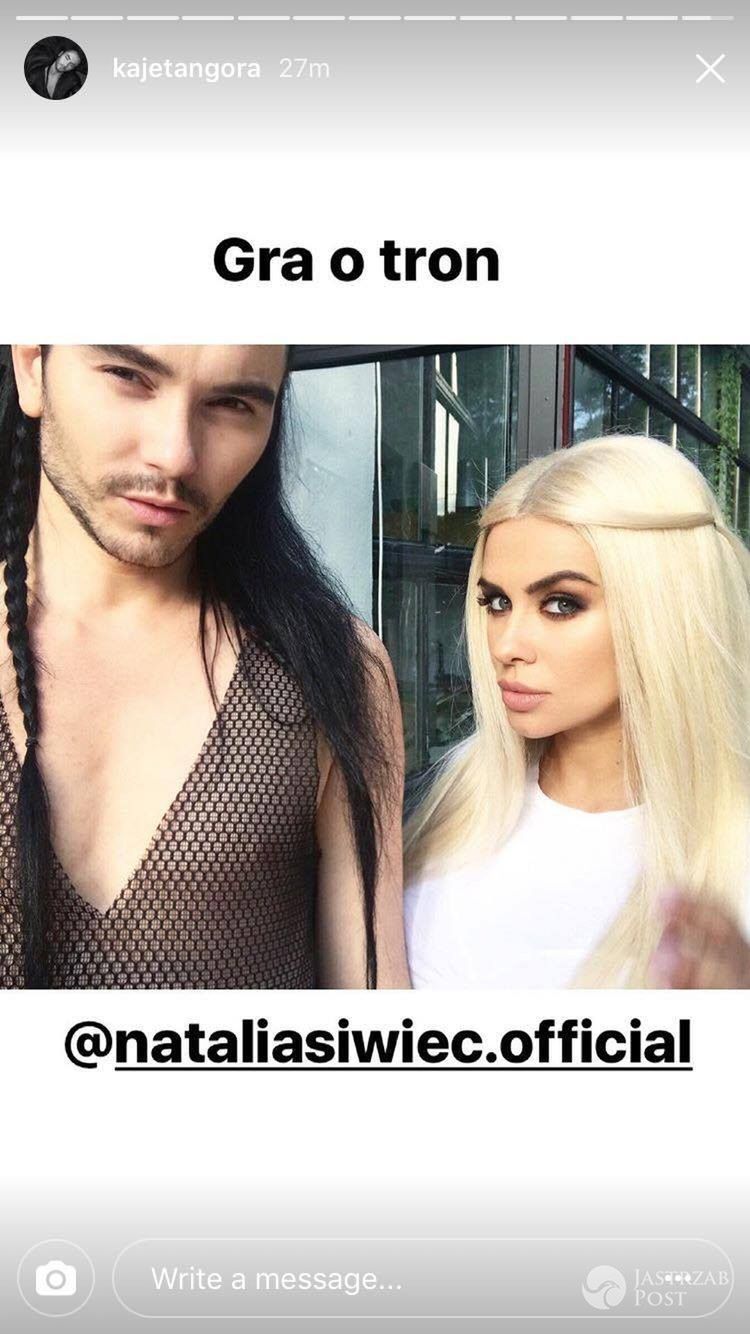Kajetan Góra i Natalia Siwiec w blondzie