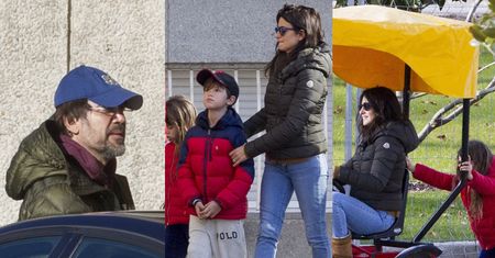 Penelope Cruz i Javier Bardem na gokartach z dziećmi (ZDJĘCIA)
