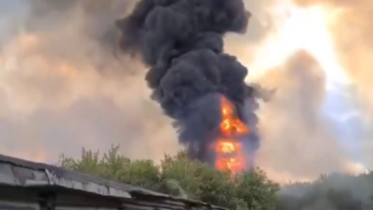 Do potężnego wybuchu doszło na terenie zakładu petrochemicznego w mieście Sterlitamak w Baszkirii 