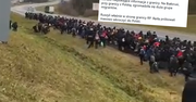 Gorąco na granicy. Duża grupa migrantów spróbuje sforsować przejście?