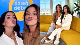 Alżbeta Lenska zabrała córkę do "Dzień Dobry TVN". 14-letniej Zofii marzy się kariera aktorki: "Ciągnie mnie do SHOW-BIZNESU"