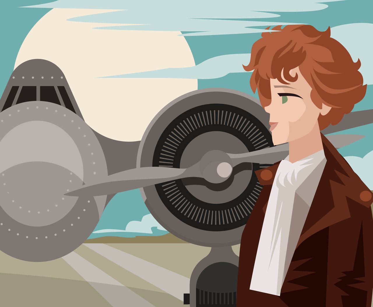 Amelia Earhart.