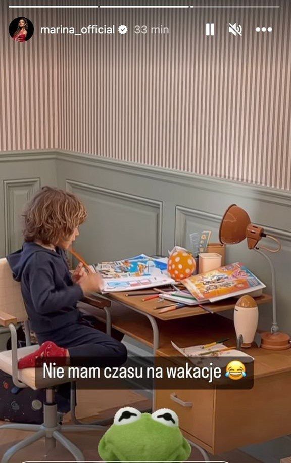Marina pochwaliła się tym, w jakich warunkach spędza czas jej syn. Robi wrażenie?