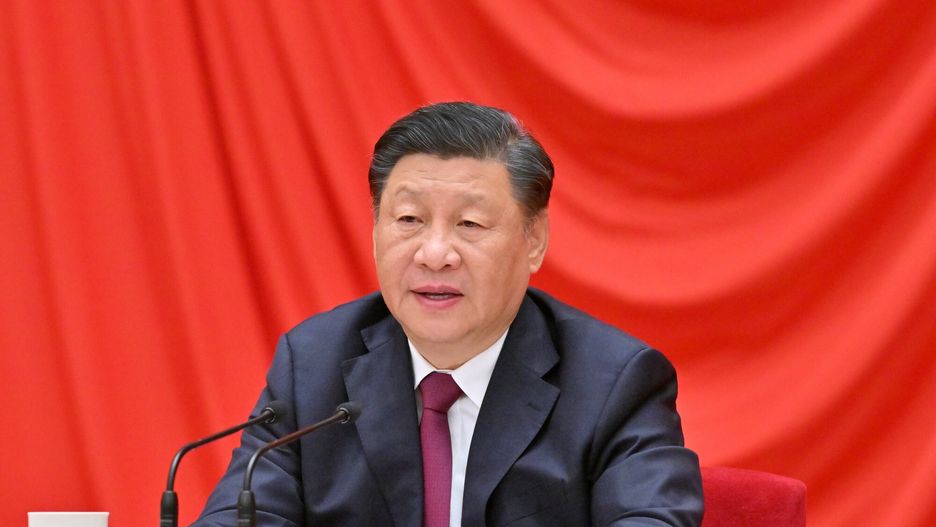 arch50(220510) -- BEIJING, May 10, 2022 (Xinhua) -- Chinese President Xi Jinping, also general secretary of the Communist Party of China Central Committee and chairman of the Central Military Commission, delivers a speech at a ceremony marking the 100th anniversary of the founding of the Communist Youth League of China (CYLC) at the Great Hall of the People in Beijing, capital of China, May 10, 2022. (Xinhua/Yue Yuewei)Yue Yuewei