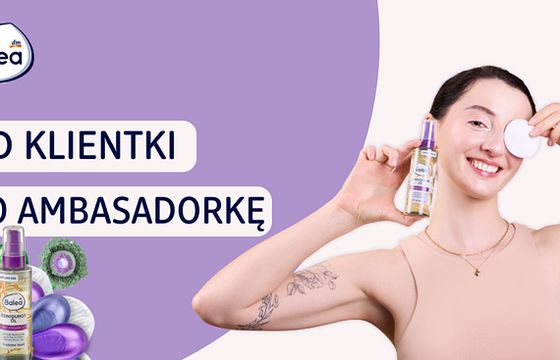 Wybrana w konkursie ambasadorka reklamuje markę Balea