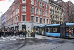 Tramwaj wjechał w sklep w centrum Oslo. "To surrealistyczne"