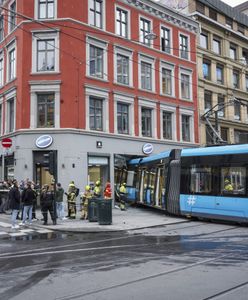 Tramwaj wjechał w sklep w centrum Oslo. "To surrealistyczne"