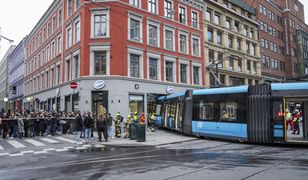 Tramwaj wjechał w sklep w centrum Oslo. "To surrealistyczne"