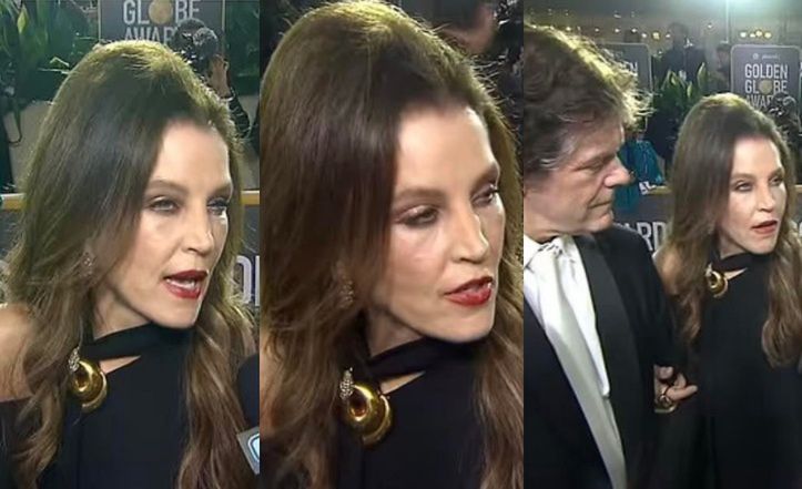 Lisa Marie Presley udzieliła na gali Złotych Globów ostatni wywiad PRZED ŚMIERCIĄ. 56-latka ledwo stała na nogach...