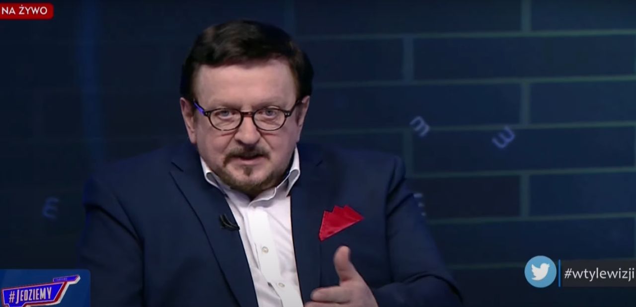 Stanisław Janecki był komentatorem w programie "W tyle wizji"