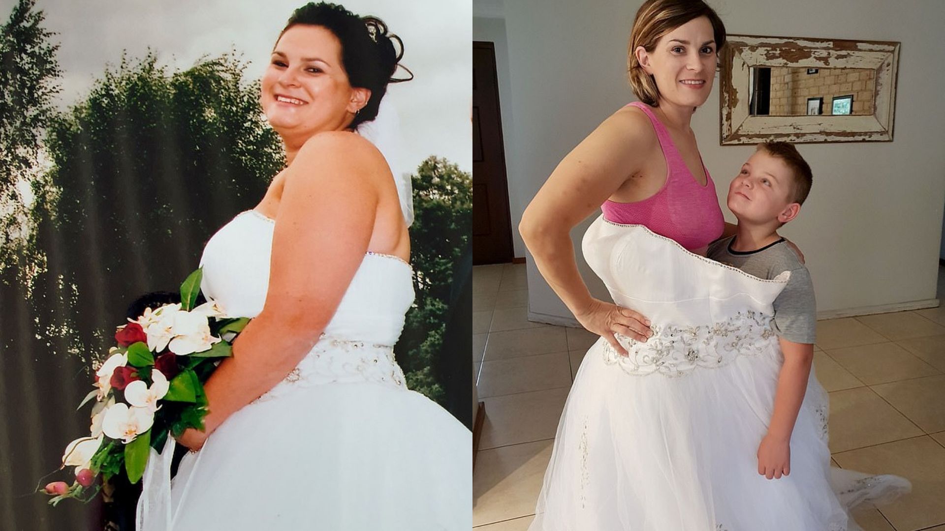 Belinda bardzo schudła po ślubie. Jej suknia ślubna była kilka rozmiarów za duża