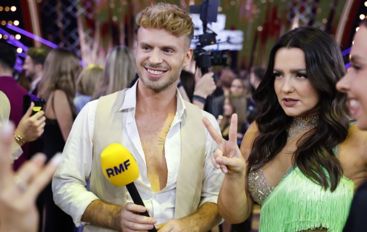 Kulisy "Tańca z gwiazdami" w RMF FM. Reporterem były uczestnik show