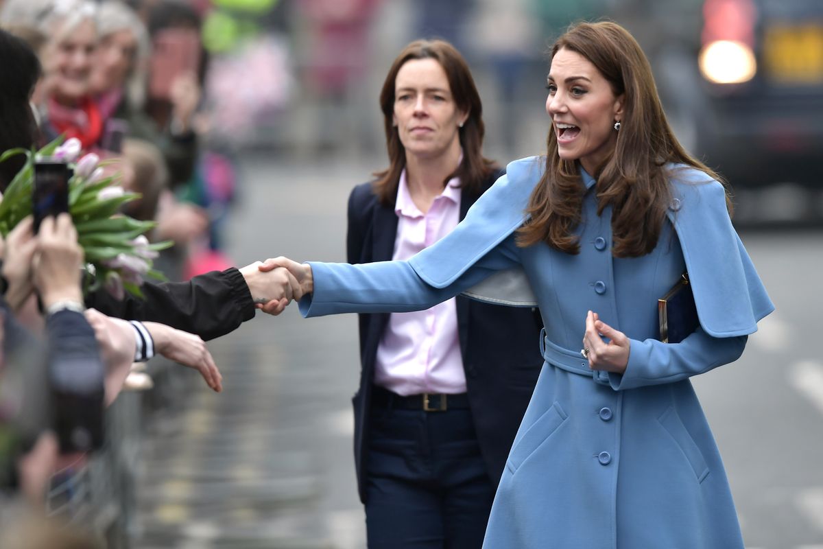 Księżna Kate i Emma Probert w 2019 r.