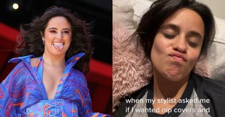 Camila Cabello przypadkiem OBNAŻYŁA PIERŚ w telewizji! Nie ma z tym problemu i jeszcze z siebie ŻARTUJE
