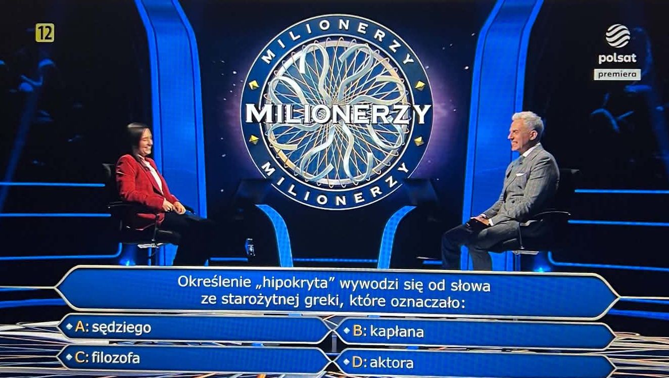 Pytanie w "Milionerach"