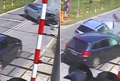 Koszmarny wypadek na przejeździe. Wszystko nagrała kamera