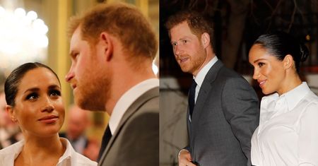 Książę Harry i ciężarna Meghan zachwycają na czerwonym dywanie charytatywnej gali (FOTO)
