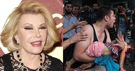 Joan Rivers: "Palestyńczycy ZASŁUGUJĄ NA ŚMIERĆ!"